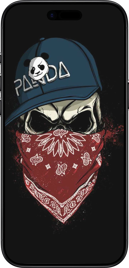 Силиконовый чехол Череп в кепке для Apple iPhone 17 AIR - 4127u-4032 изображение 