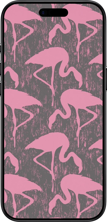 Силиконовый чехол Vintage-Flamingos для Apple iPhone 17 AIR - 4171u-4032 изображение 