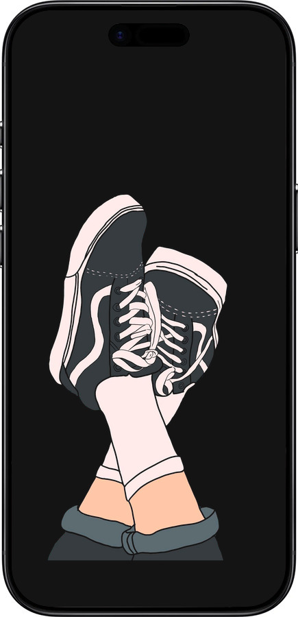 Силиконовый чехол Кеды для Apple iPhone 17 AIR - 4265u-4032 изображение 