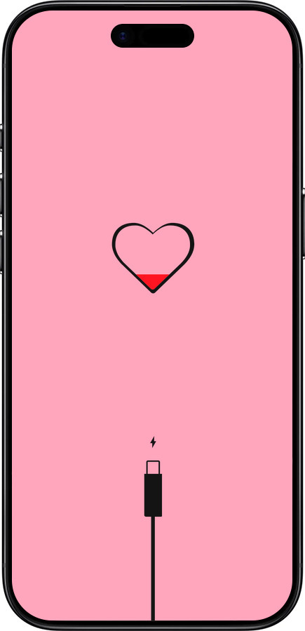 Силиконовый чехол Подзарядка сердца1 для Apple iPhone 17 AIR - 4275u-4032 изображение 