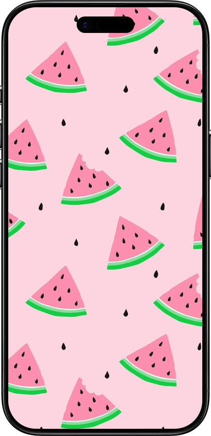 Силиконовый чехол Розовый арбуз для Apple iPhone 17 AIR - 4314u-4032 изображение 