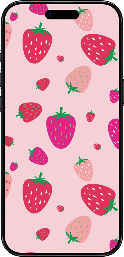 Силиконовый чехол Клубнички для Apple iPhone 17 AIR - 4332u-4032 изображение 