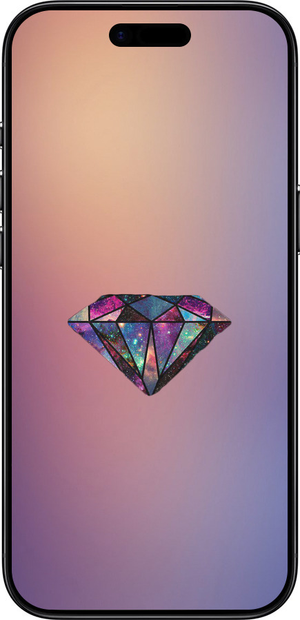 Силиконовый чехол Диамант для Apple iPhone 17 AIR - 4352u-4032 изображение 