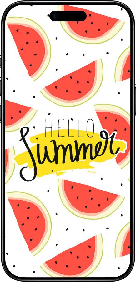Силиконовый чехол Hello Summer для Apple iPhone 17 AIR - 4356u-4032 изображение 