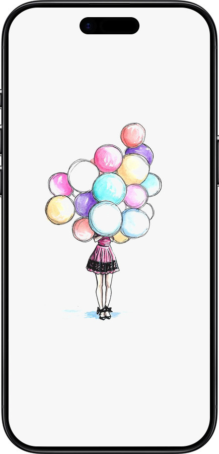 Силиконовый чехол Шарики для Apple iPhone 17 AIR - 4387u-4032 изображение 