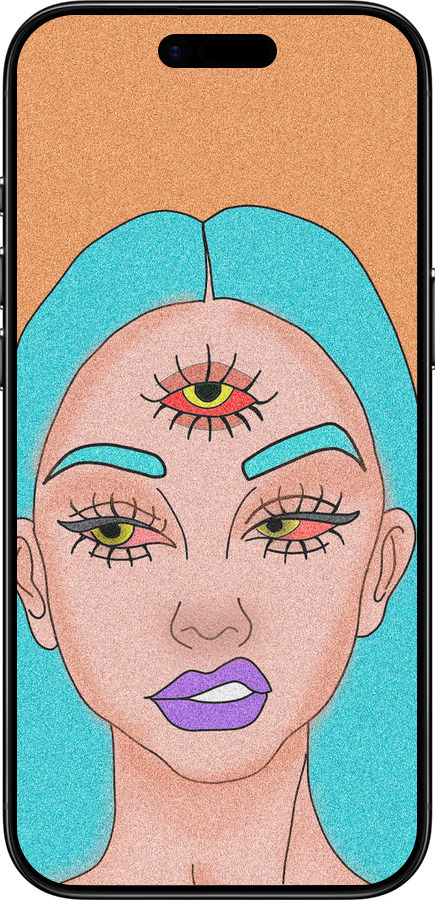 Силиконовый чехол Девушка рисунок для Apple iPhone 17 AIR - 4576u-4032 изображение 