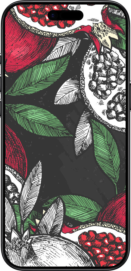 Силиконовый чехол Гранат для Apple iPhone 17 AIR - 4692u-4032 изображение 