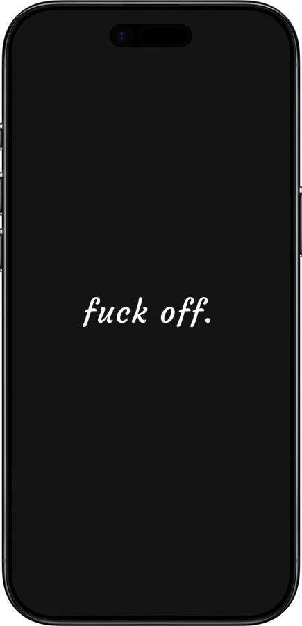 Силиконовый чехол Fuck off для Apple iPhone 17 AIR - 4731u-4032 изображение 