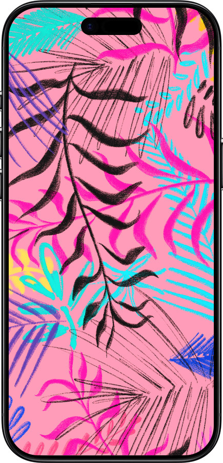 Силиконовый чехол Растительный узор 2 для Apple iPhone 17 AIR - 4740u-4032 изображение 