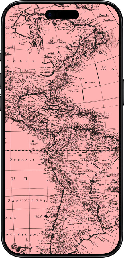 Силиконовый чехол Карта для Apple iPhone 17 AIR - 4794u-4032 изображение 