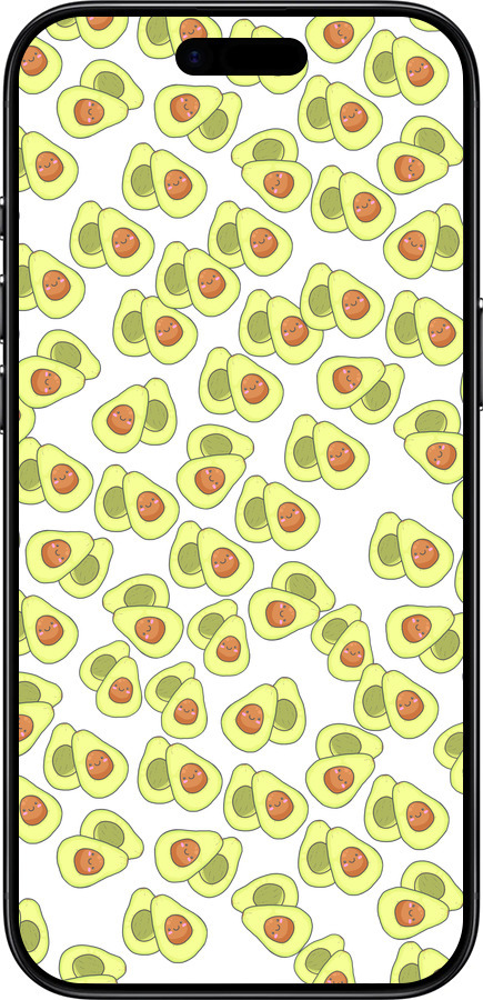 Силиконовый чехол Весёлые авокадо для Apple iPhone 17 AIR - 4799u-4032 изображение 