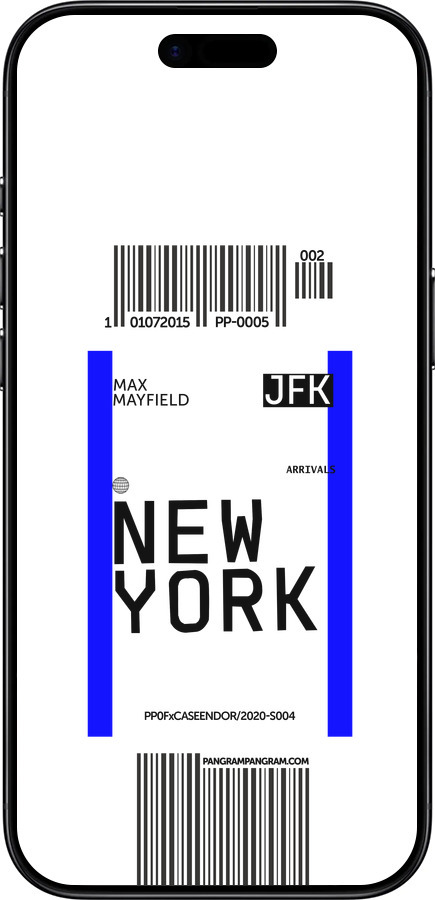 Силиконовый чехол New York для Apple iPhone 17 AIR - 4861u-4032 изображение 
