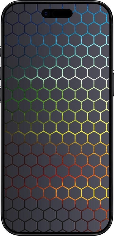 Силиконовый чехол Переливающиеся соты для Apple iPhone 17 AIR - 498u-4032 изображение 