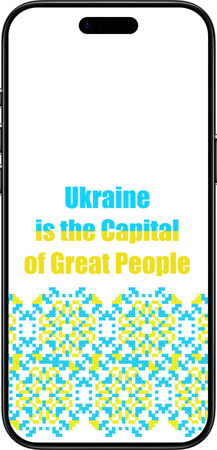 Силиконовый чехол Ukraine для Apple iPhone 17 AIR - 5283u-4032 изображение 