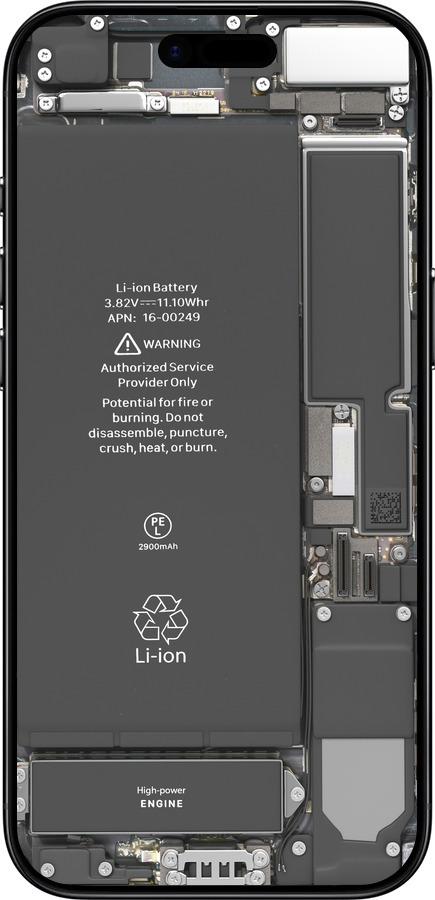 Силиконовый чехол Детали смартфона для Apple iPhone 17 AIR - 5487u-4032 изображение 