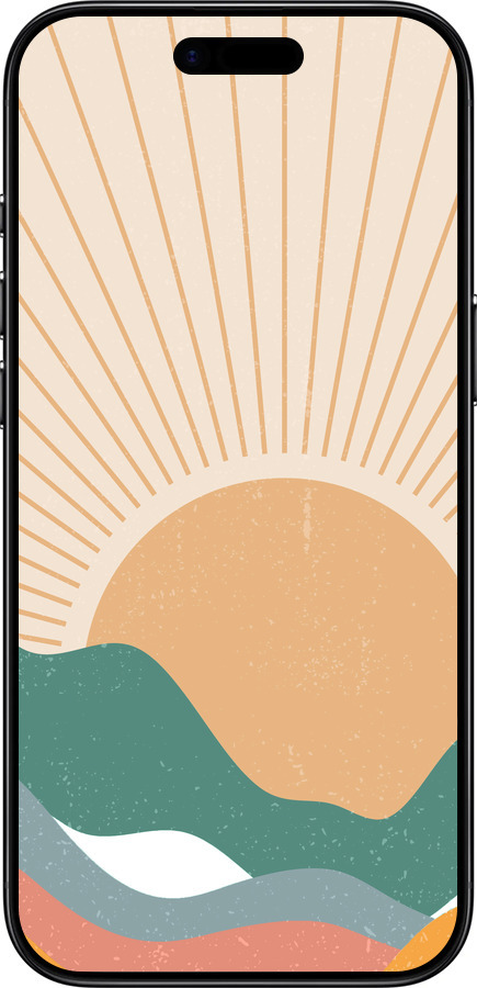 Силиконовый чехол Горы и солнце v2 для Apple iPhone 17 AIR - 5488u-4032 изображение 