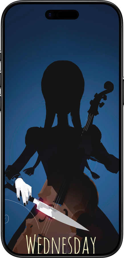 Силиконовый чехол Wednesday для Apple iPhone 17 AIR - 5515u-4032 изображение 