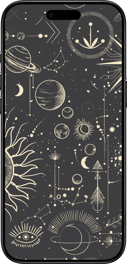 Силиконовый чехол Фаза луны для Apple iPhone 17 AIR - 5605u-4032 изображение 