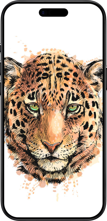 Силиконовый чехол Леопард v2 для Apple iPhone 17 AIR - 5606u-4032 изображение 