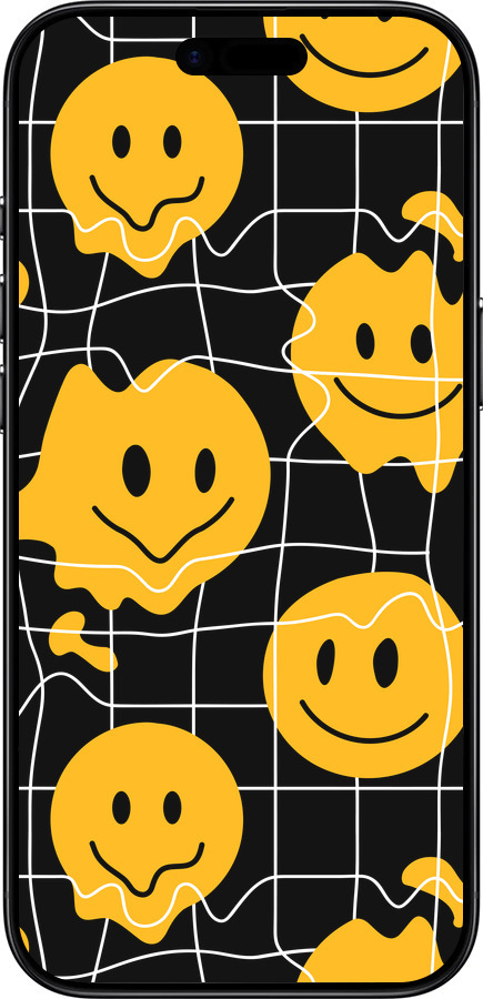 Силиконовый чехол Смайлы v3 для Apple iPhone 17 AIR - 5623u-4032 изображение 