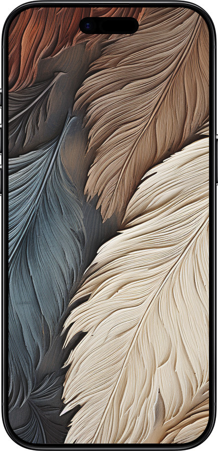 Силиконовый чехол Листья в стиле бохо для Apple iPhone 17 AIR - 5643u-4032 изображение 