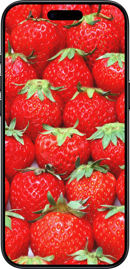 Силиконовый чехол Клубника для Apple iPhone 17 AIR - 6020u-4032 изображение 