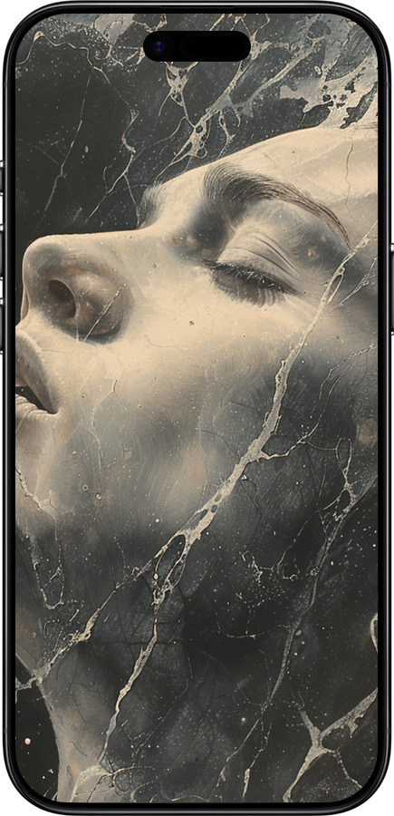 Силиконовый чехол Мраморная женщина для Apple iPhone 17 AIR - 6040u-4032 изображение 