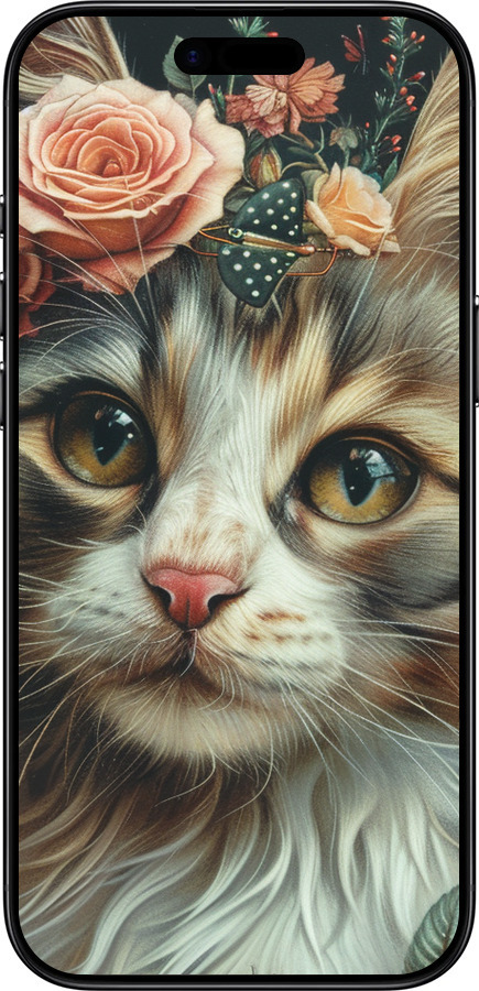 Силиконовый чехол Cats and flowers для Apple iPhone 17 AIR - 6069u-4032 изображение 