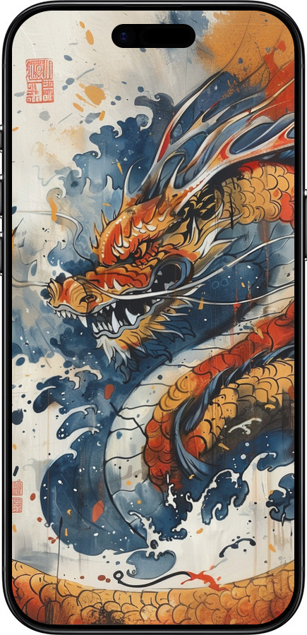 Силиконовый чехол Ярость дракона для Apple iPhone 17 AIR - 6112u-4032 изображение 