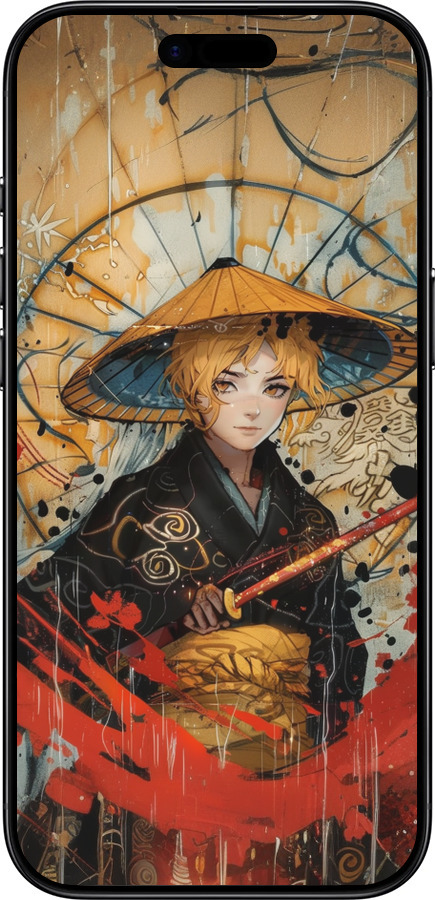 Силиконовый чехол Самурайская отвага для Apple iPhone 17 AIR - 6115u-4032 изображение 