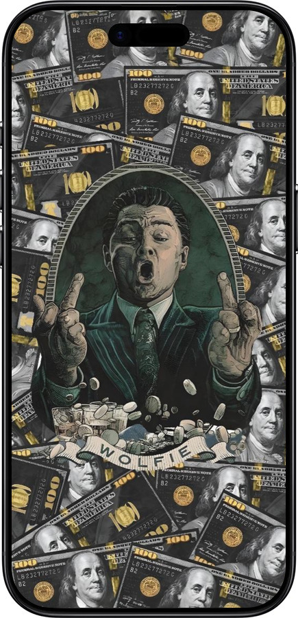 Силиконовый чехол Волк с валл стрит для Apple iPhone 17 AIR - 6287u-4032 изображение 