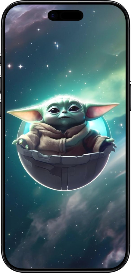 Силіконовий чехол Малышь йода для Apple iPhone 17 AIR - 6294u-4032 изображение 