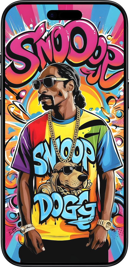 Силиконовый чехол Снуп дог для Apple iPhone 17 AIR - 6348u-4032 изображение 