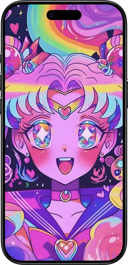 Силиконовый чехол Сейлор Мун 3 для Apple iPhone 17 AIR - 6352u-4032 изображение 