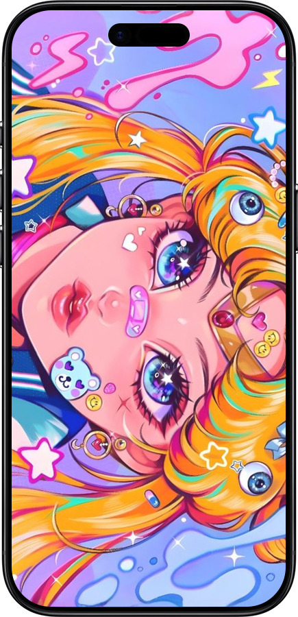 Силиконовый чехол Сейлор Мун 4 для Apple iPhone 17 AIR - 6353u-4032 изображение 