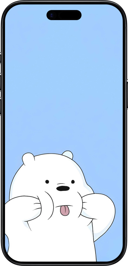 Силиконовый чехол Милый мишка для Apple iPhone 17 AIR - 6357u-4032 изображение 