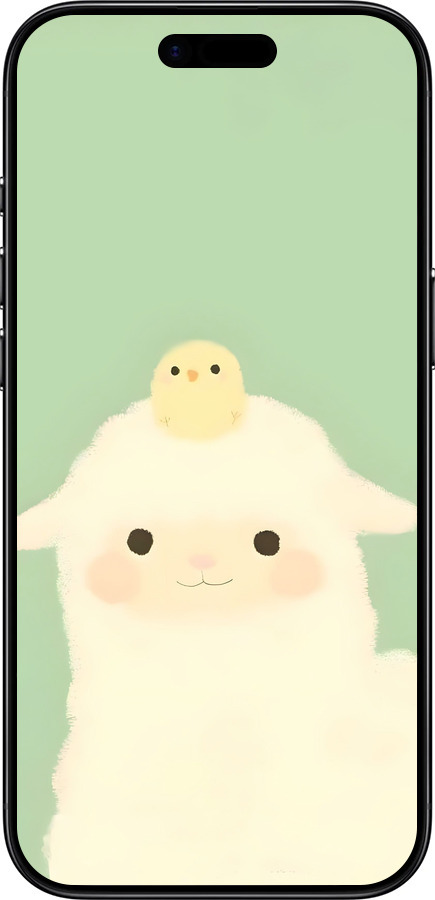 Силиконовый чехол Барашек и ципленок для Apple iPhone 17 AIR - 6369u-4032 изображение 