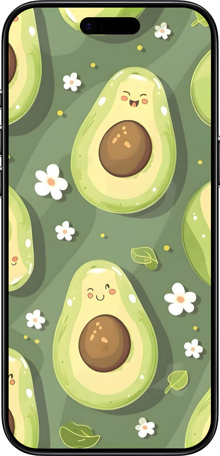 Силиконовый чехол Авокадо для Apple iPhone 17 AIR - 6380u-4032 изображение 