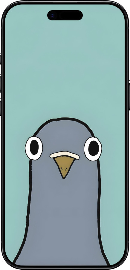 Силиконовый чехол Голубь для Apple iPhone 17 AIR - 6388u-4032 изображение 