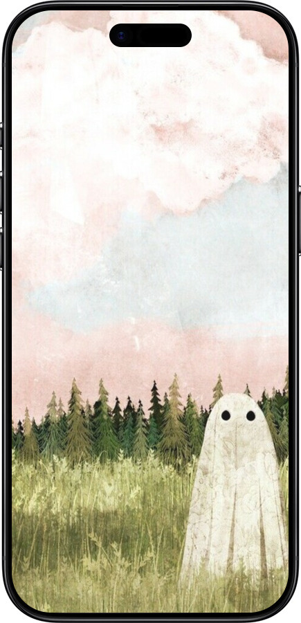 Силиконовый чехол Привидение для Apple iPhone 17 AIR - 6401u-4032 изображение 