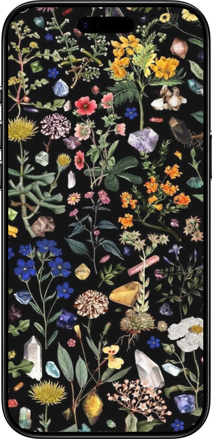 Силиконовый чехол С цветами для Apple iPhone 17 AIR - 6422u-4032 изображение 