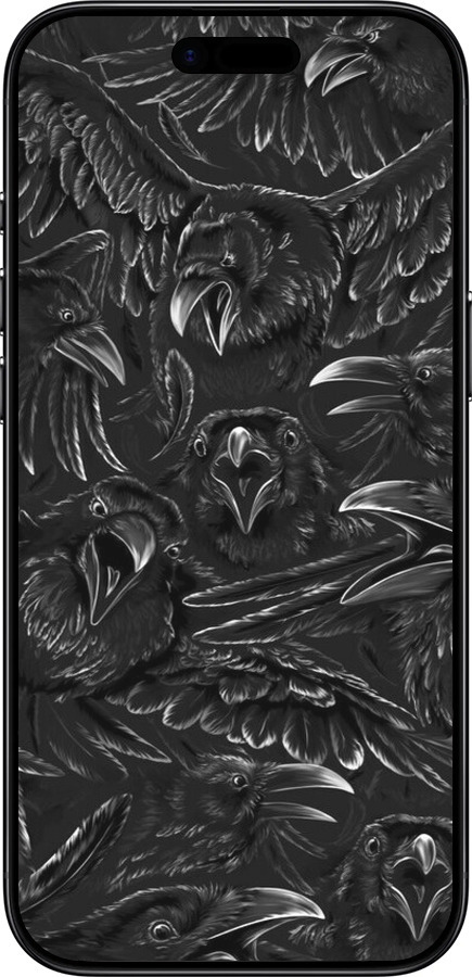 Силиконовый чехол Воронья ярость для Apple iPhone 17 AIR - 6474u-4032 изображение 