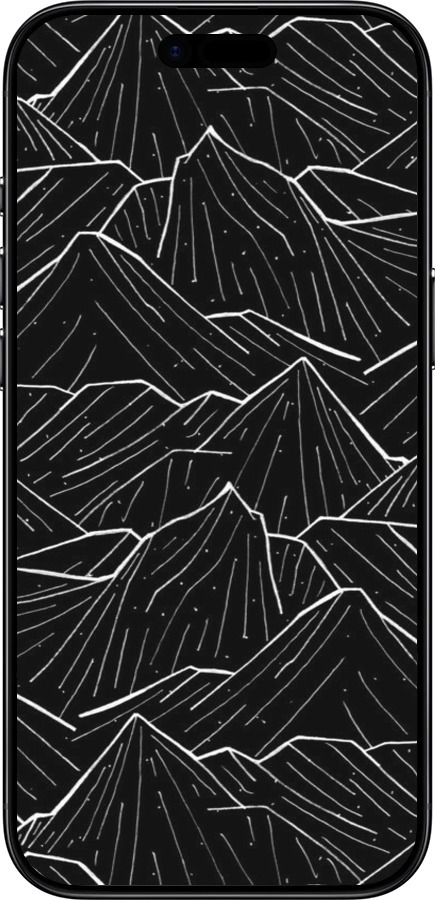 Силиконовый чехол С изображением Темных гор для Apple iPhone 17 AIR - 6489u-4032 изображение 
