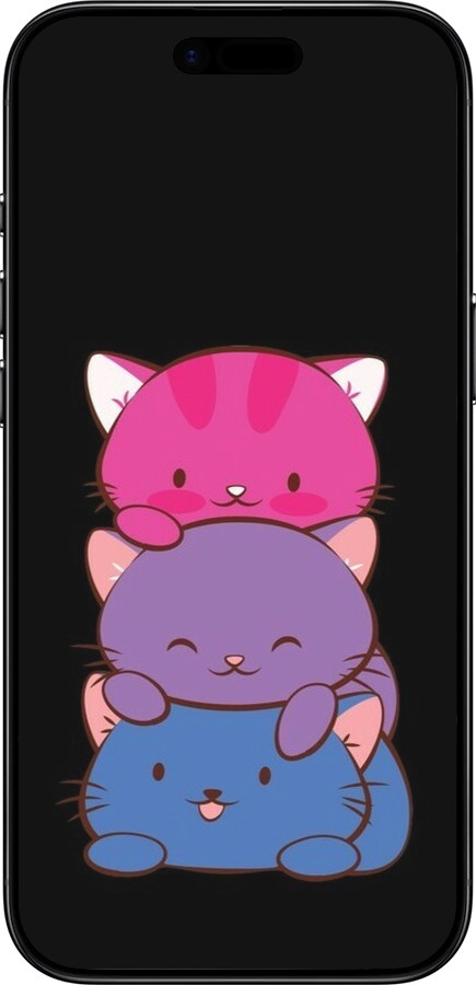 Силиконовый чехол Милые кошки для Apple iPhone 17 AIR - 6518u-4032 изображение 