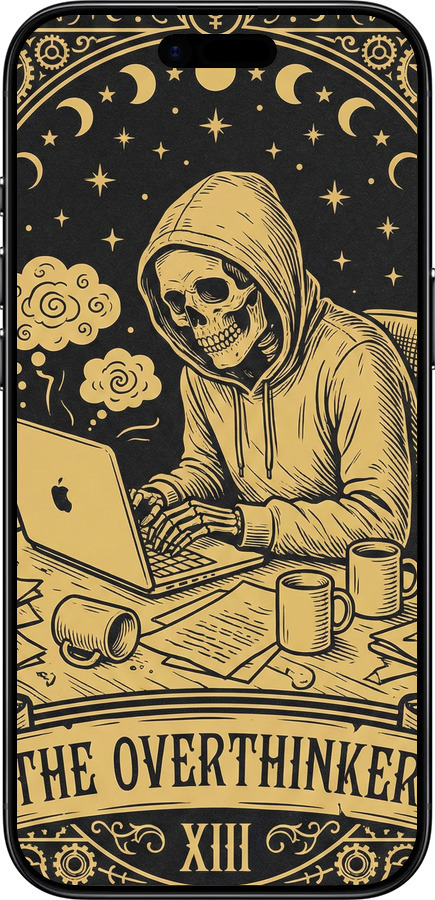 Силіконовий чехол The Overthinker для Apple iPhone 17 AIR - 6774u-4032 изображение 