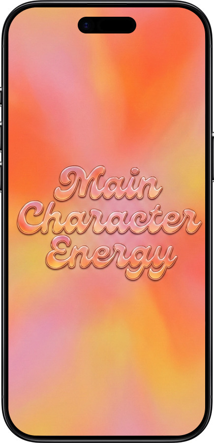 Силиконовый чехол Aura Gradient Main Character Energy Aesthetic Y2K для Apple iPhone 17 AIR - 6783u-4032 изображение 