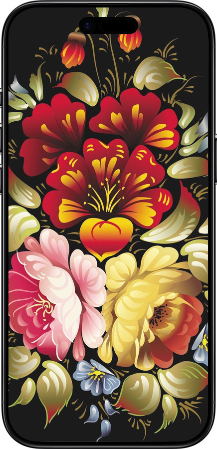 Силіконовий чехол Хохлома 6 для Apple iPhone 17 AIR - 829u-4032 изображение 