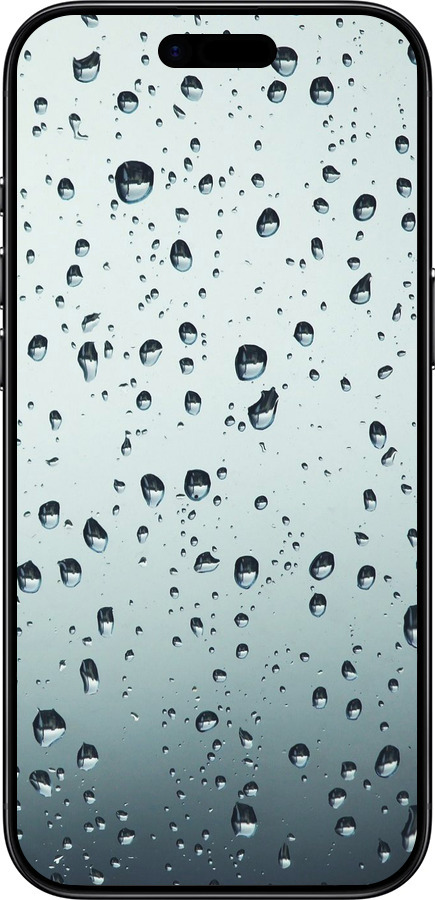 Силиконовый чехол Стекло в каплях для Apple iPhone 17 AIR - 848u-4032 изображение 