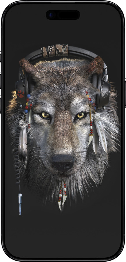 Силиконовый чехол Волк-меломан для Apple iPhone 17 AIR - 875u-4032 изображение 