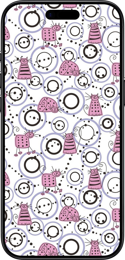 Силиконовый чехол Смешные коты для Apple iPhone 17 AIR - 907u-4032 изображение 